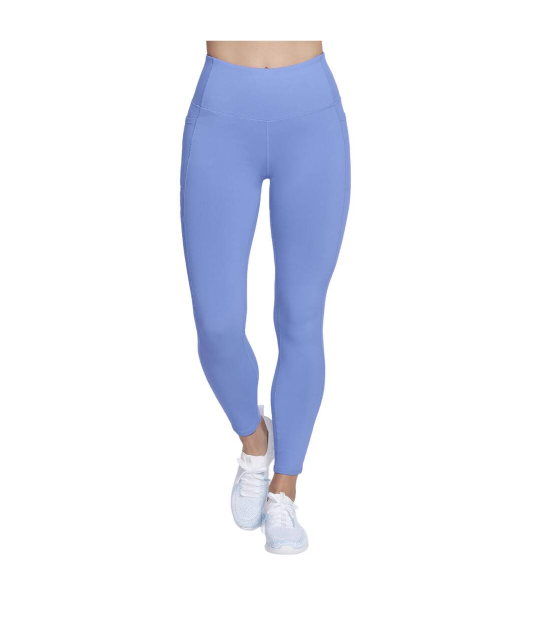 Womens/ladies gowalk wear high waist leggings periwinkle Skechers-1