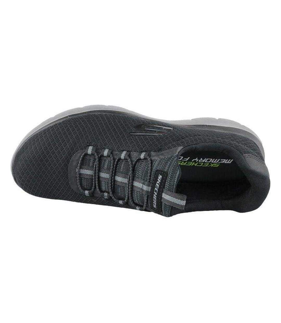 Mens Summits Shoes Black Skechers-3
