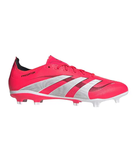 Mens League Firm Ground Football Boots Red White Adidas