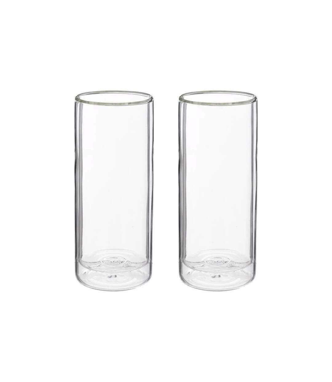 Lot de 2 Mugs Double Paroi Cleo 35cl Transparent-1