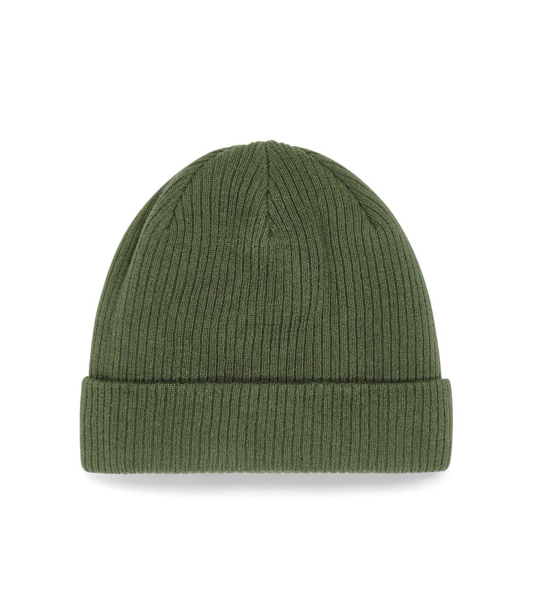 Bonnet En Coton Biologique Vert Kaki Beechfield-2