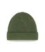Bonnet En Coton Biologique Vert Kaki Beechfield-2