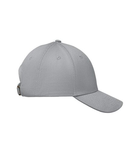 Bahamas Cotton 6 Panel Baseball Cap Silver MidOcean