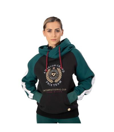Womens/ladies Team Hoodie Black Aubrion