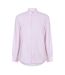 Chemise Manches Longues Motif/style Fines Rayures Homme Rose Blanc Peter Werth-1