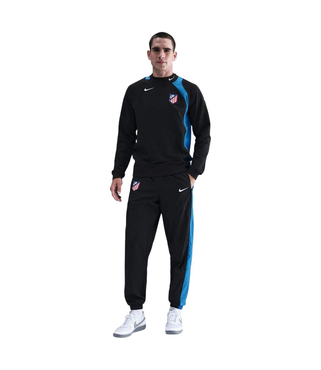 Sweat Manches Longues Entraînement Third Adulte Noir Bleu Nike-1