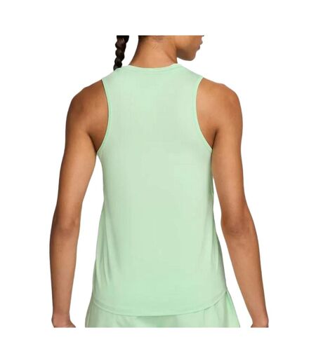 Débardeur vert  femme nike one classic - l