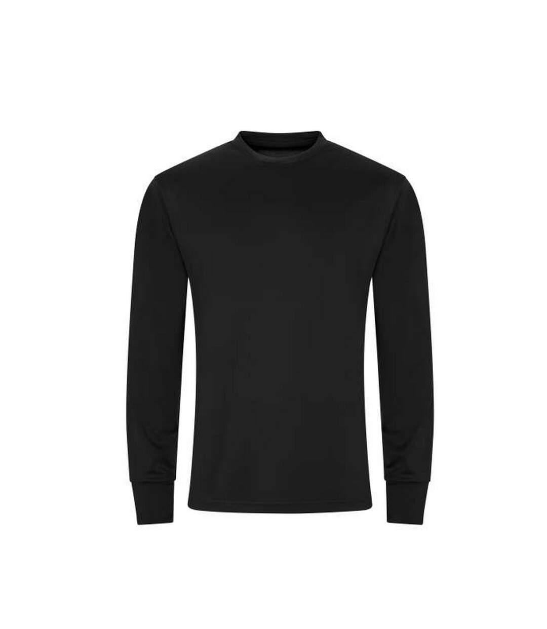 T-shirt Manches Longues Active Adulte Noir Vif Just Cool-1