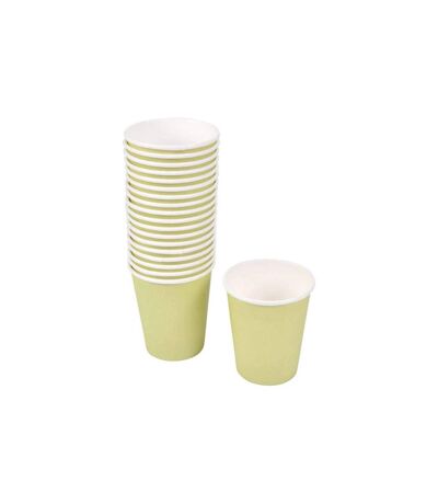 Lot de 20 Gobelets en Carton Vitamine 23cl Tilleul