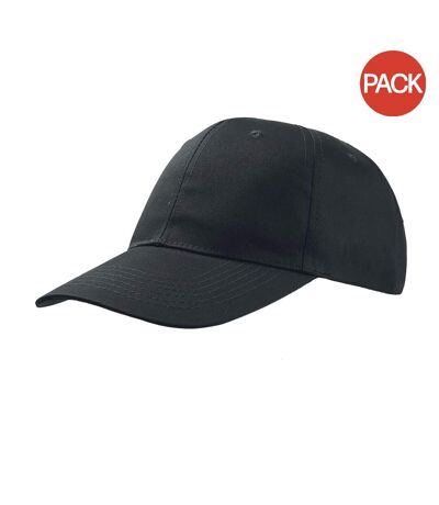 Lot de 2  casquettes start adulte noir Atlantis