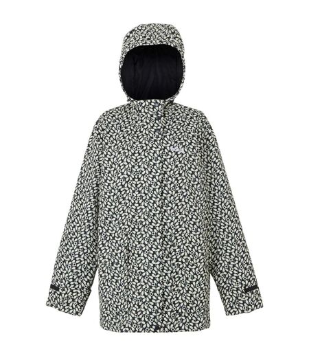Veste Imperméable Orla Kiely Swing Femme Noir Blanc Regatta