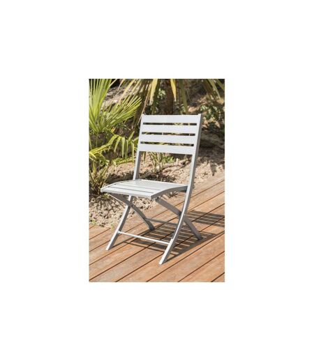 Chaise de Jardin Pliante Marius 82cm Gris