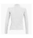SOLS Womens/Ladies Podium Long Sleeve Pique Cotton Polo Shirt (White)