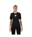 T-shirt Motif/style Logo Ranger Femme Noir Fox-1