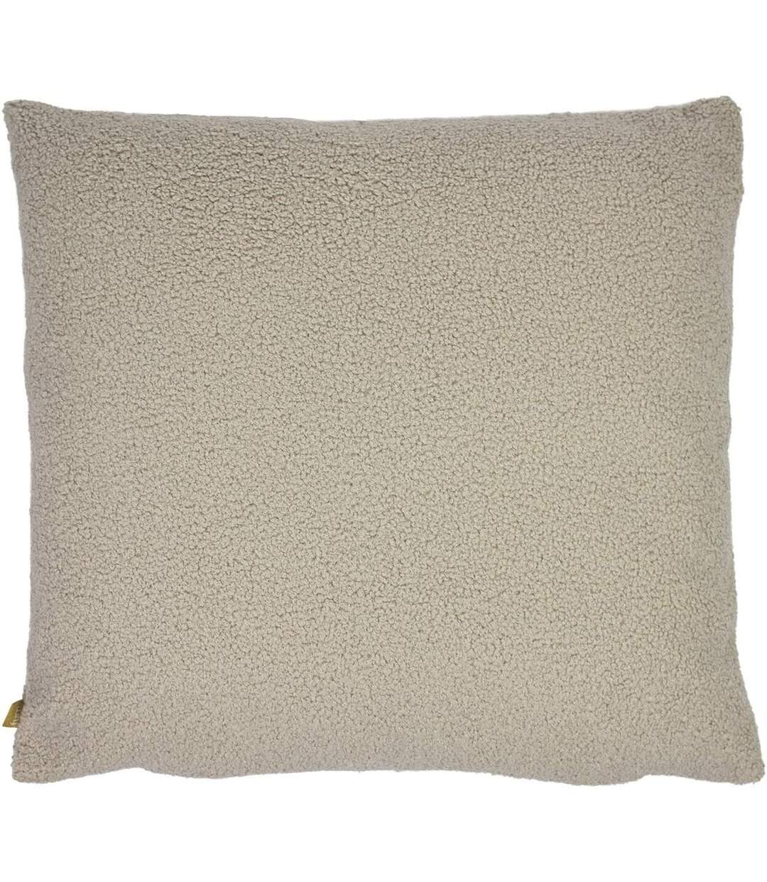 Malham fleece square cushion cover 50cm x 50cm latte Furn