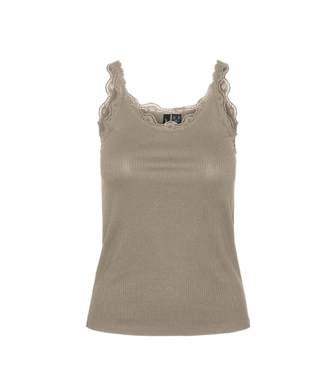 Débardeur Marron Femme Vero Moda Mily - L-1