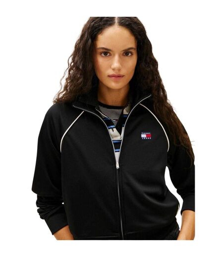 Veste De Survêtement Motif/style Badge Femme Noir Tommy Jeans