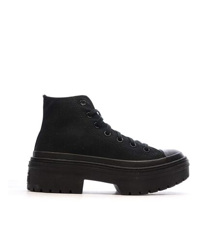 Baskets noires femme converse all star lugged