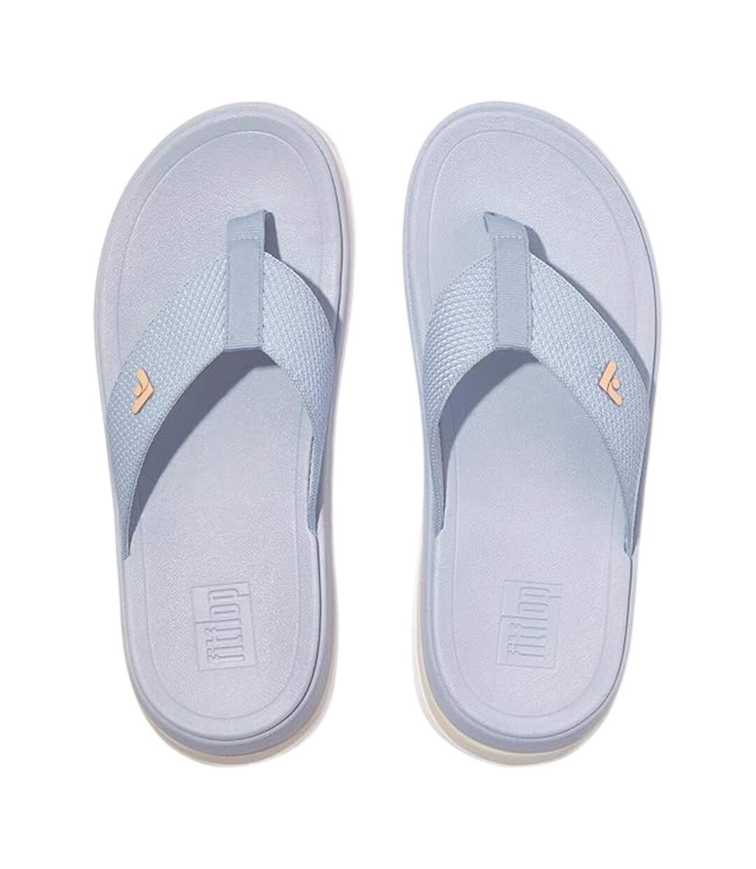 Womens/ladies Surff Two Tone Toe Post Sandals Skywash Blue FitFlop-3