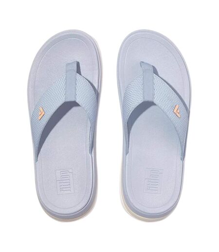 Womens/ladies Surff Two Tone Toe Post Sandals Skywash Blue FitFlop