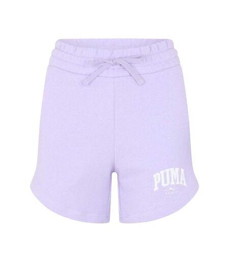 Womens/ladies Woven High Waist Workout Track Shorts Violet Puma