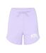 Womens/ladies Woven High Waist Workout Track Shorts Violet Puma-1