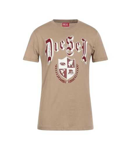 Unisex Adult Medieval T-shirt Beige Diesel