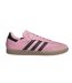 Womens/ladies Messi Leather Trainers Pink Black Gum Adidas-1