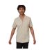 Mens Kaylian Regular Short-sleeved Shirt Stone Threadbare-2