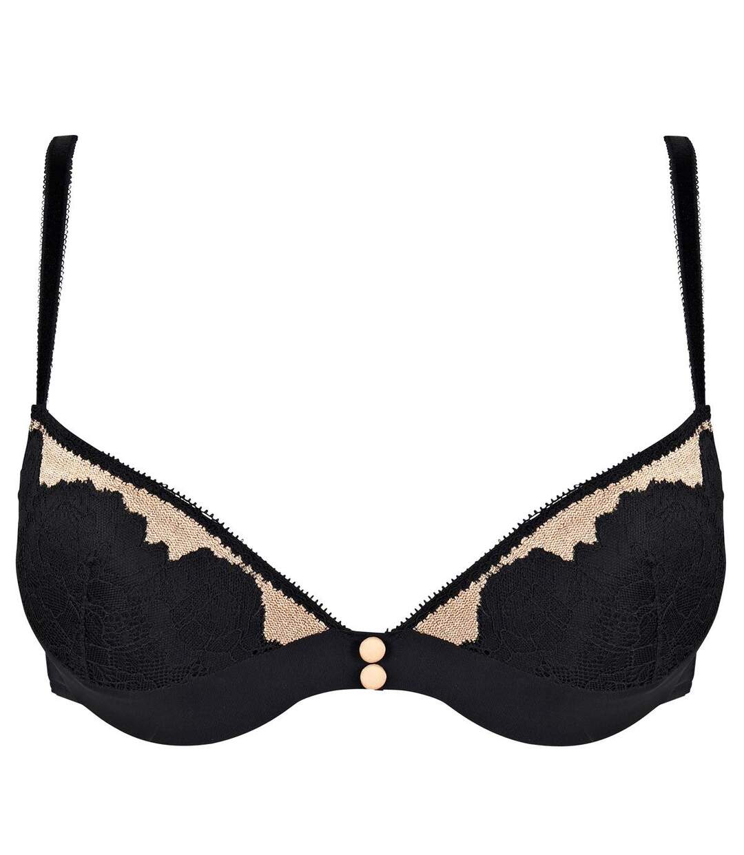 Soutien-gorge push-up noir/or Dressing-1