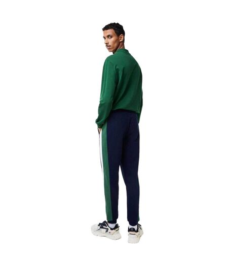 Mens Fleece Cut And Sew Panel Training Joggers Multicoloured Lacoste
