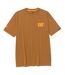 Mens Logo Back Print T-shirt Bronze Caterpillar-1