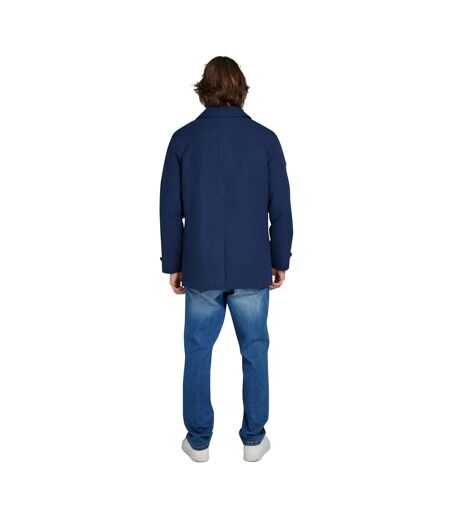 Caban à boutonnage simple homme bleu marine Raging Bull