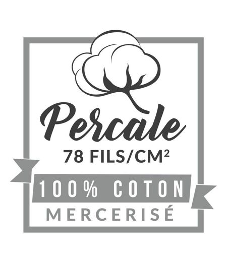 Taie de Traversin Percaline 85x185cm Blanc