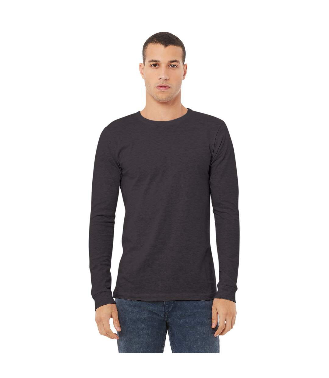 T-shirt Adulte Gris Foncé Bella + Canvas-1