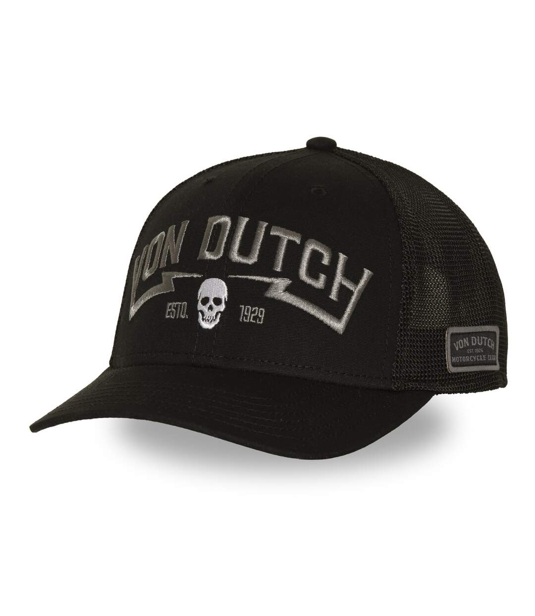 Casquette Premium Semi Curved avec broderie Can Skull Vondutch-1
