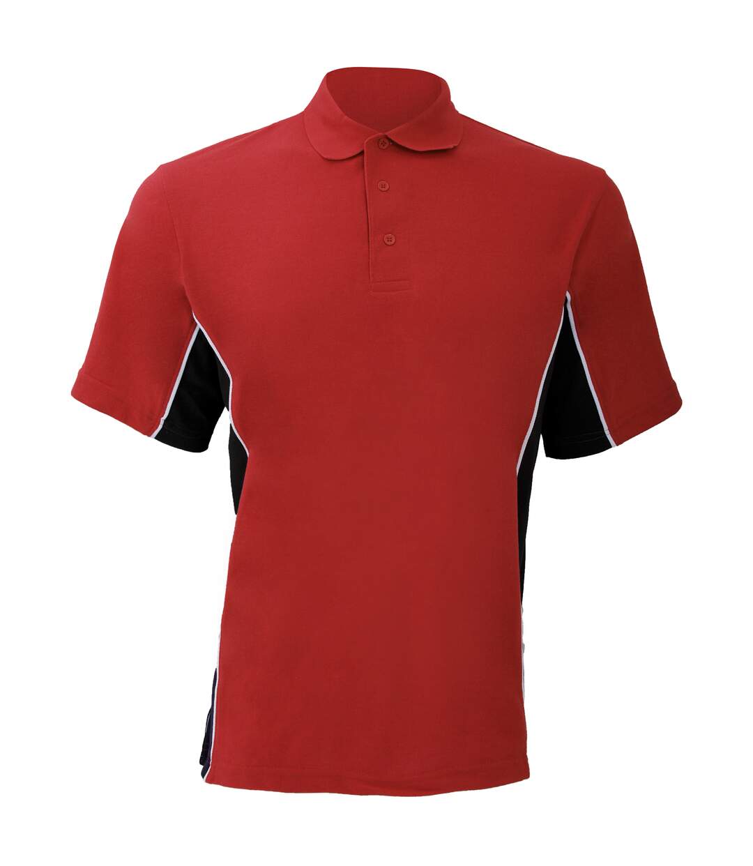 Polo à manches courtes homme rouge/noir/blanc GAMEGEAR