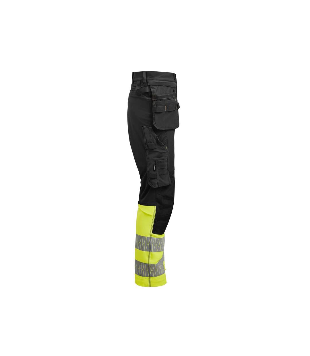 Pantalon Craftsman Homme Noir Jaune Jobman-4