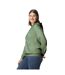 Sweat À Capuche Softstyle Adulte Vert Kaki Gildan-3