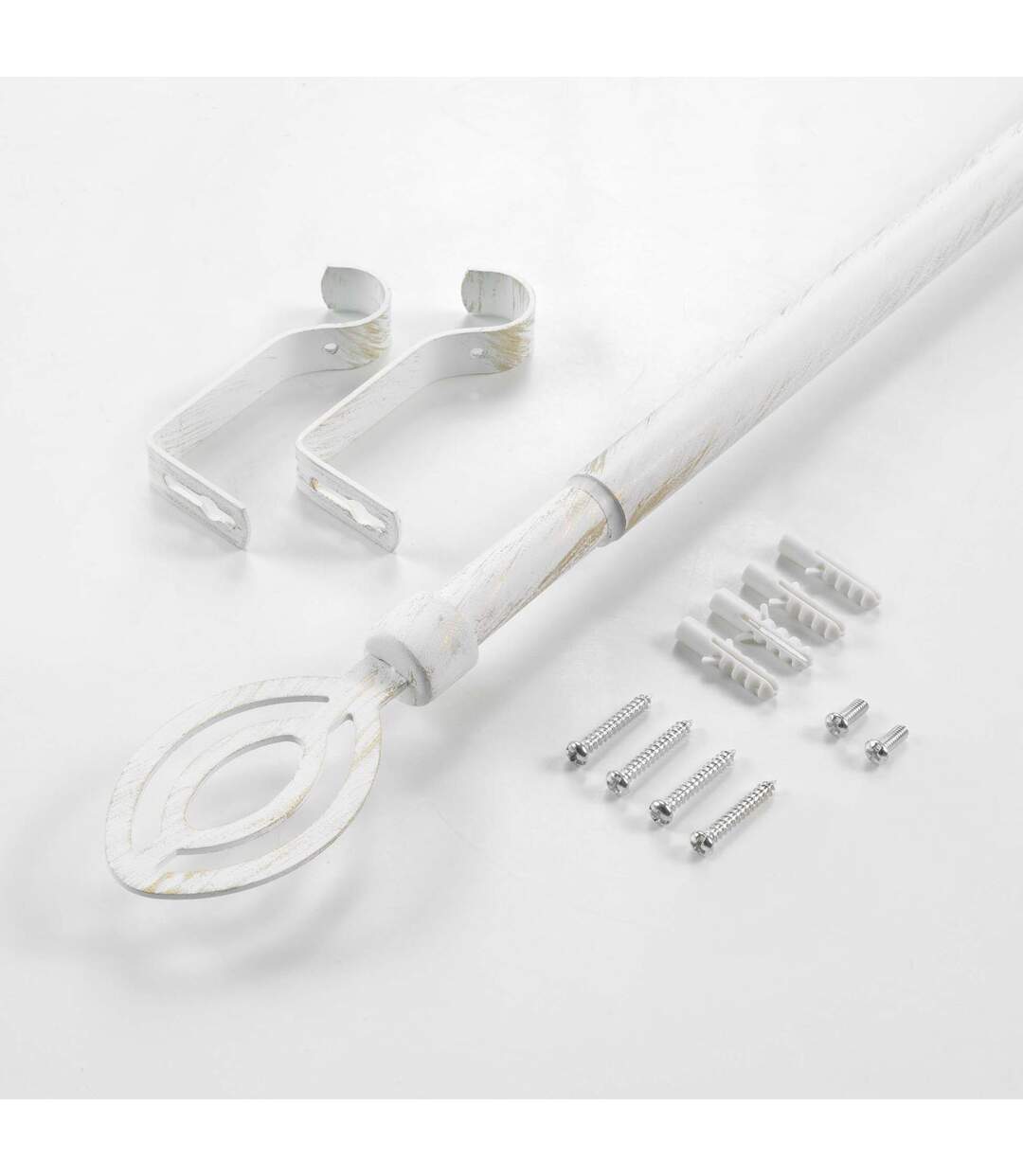 Kit de tringle à rideaux extensible Ama-3