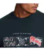 T-shirt Motif Graphique A Guide To Scotland Homme Bleu Marine Lyle & Scott-4