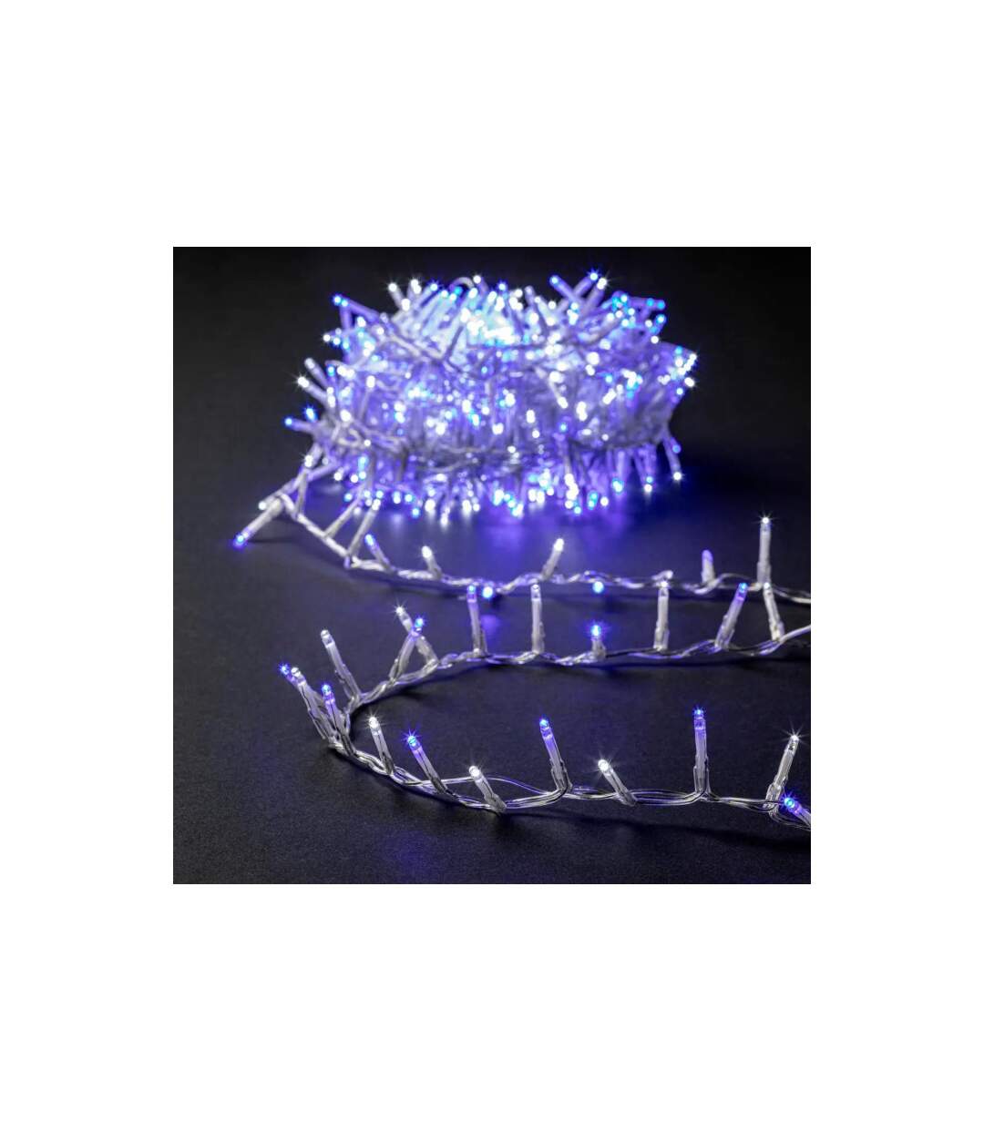 Guirlande Lumineuse Extérieur Lisa 50m Blanc Froid Bleu-1