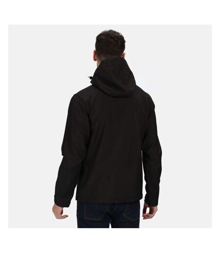 Regatta Mens Venturer Three Layer Soft Shell Jacket (Black) - UTRW8116