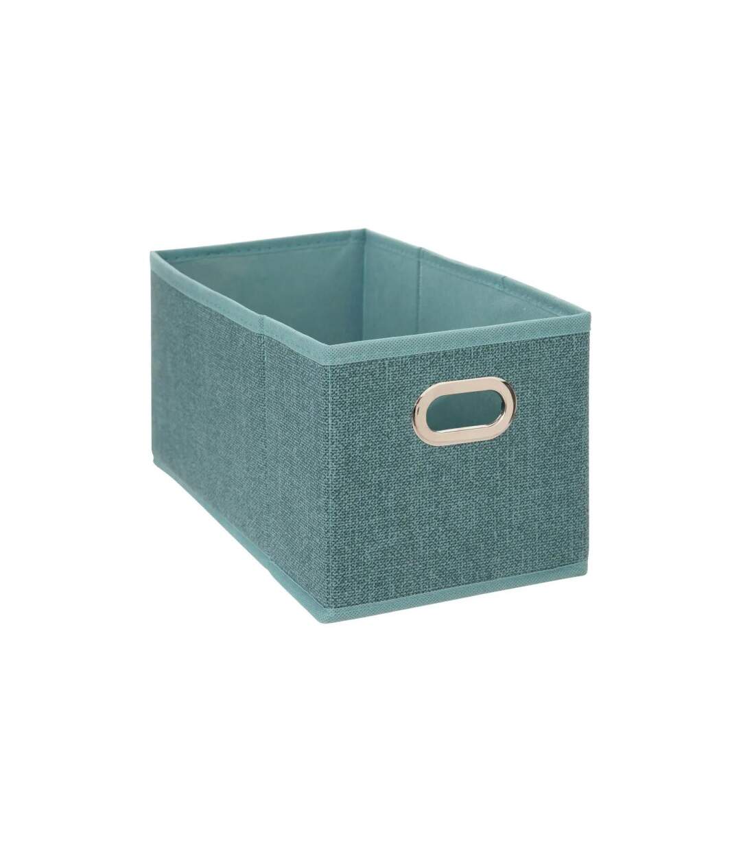 Boîte de Rangement Pliable Nell 15x31cm Pétrole Chiné-1