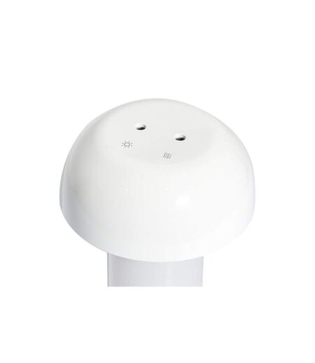 Lampe à Poser LED & Diffuseur Champignon 19cm Blanc