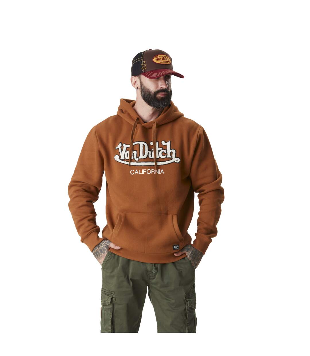 Sweat à capuche homme avec logo bouclette Bart Vondutch