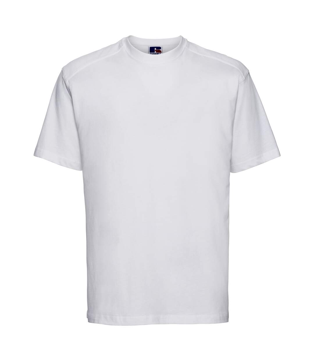 Europe t-shirt à manches courtes 100% coton homme blanc Russell