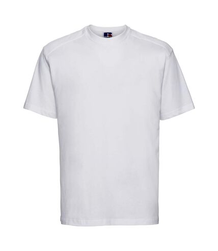 Russell Europe - T-shirt à manches courtes 100% coton - Homme (Blanc) - UTRW3274