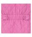 Womens/ladies Quilted Gilet Raspberry Lazy Jacks-3