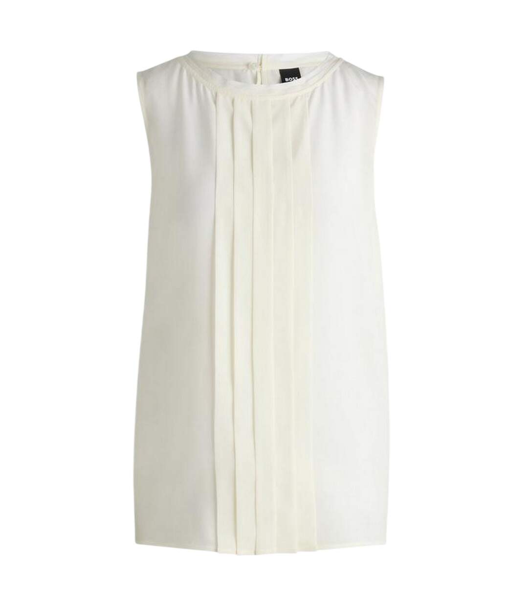 Blouse Sans Manches Femme Blanc Boss-2